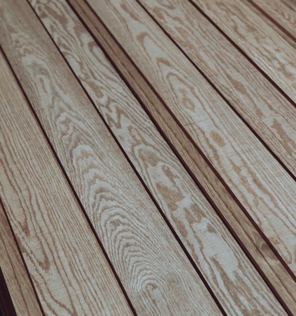 Detailed interior fit-out carpentry work in commercial space
